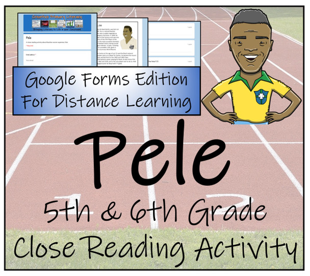 Pele Close Reading Activity Digital & Print | 5th Grade & 6th Grade