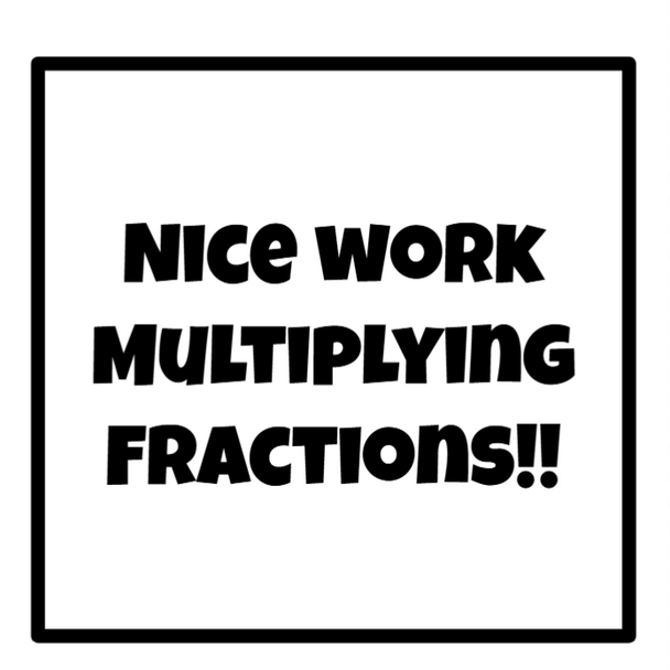 Fractions Review - Multiplying Fractions Digital and Printable