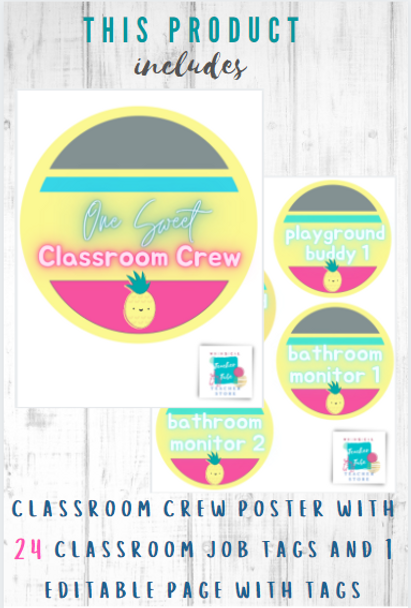 Be Sweet: Pineapple Classroom Décor