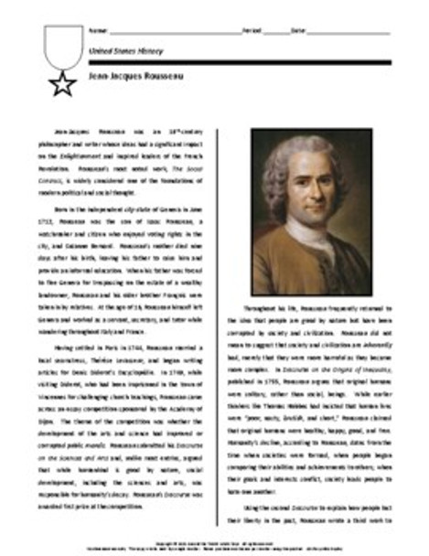 Biography: Jean-Jacques Rousseau