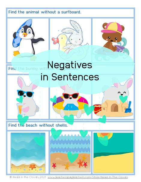 Negatives in Sentences - Summer Set