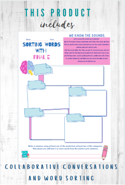 3rd Grade Weekly Spelling Routine-Final e