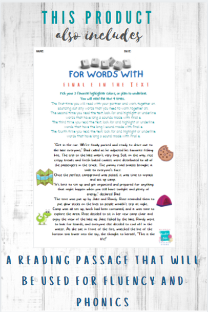 3rd Grade Weekly Spelling Routine-Final e
