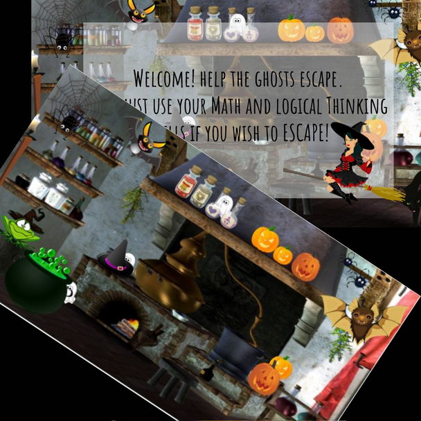 Halloween Escape Room Multi Digit Addition Subtraction Division Multiplication