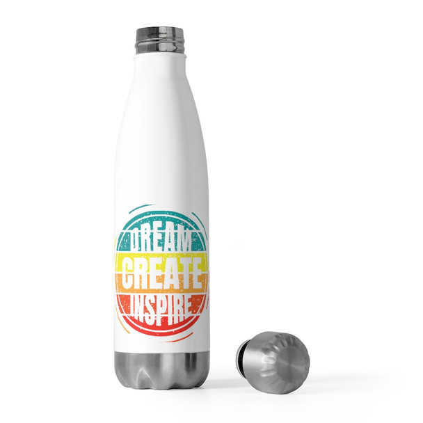 "Dream, Create, Inspire" 20 oz. Insulated Bottle