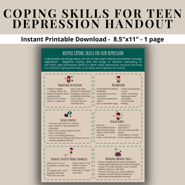 Depression Coping Skills Teens - Coping Strategies - Coping With Teen Depression