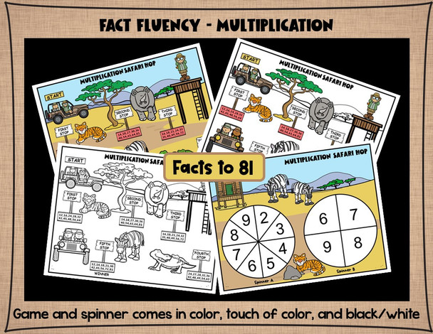 3rd Grade Math Games - Multiplication Fact Practice, Place Value, Rounding, 3-digit Addition and Subtraction 