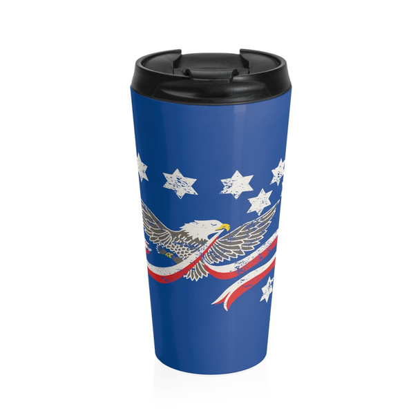 "Whiskey Rebellion" 15 oz. Stainless Travel Mug