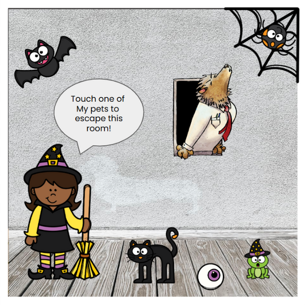 Algebra Haunted House Escape - Algebraic Equations
