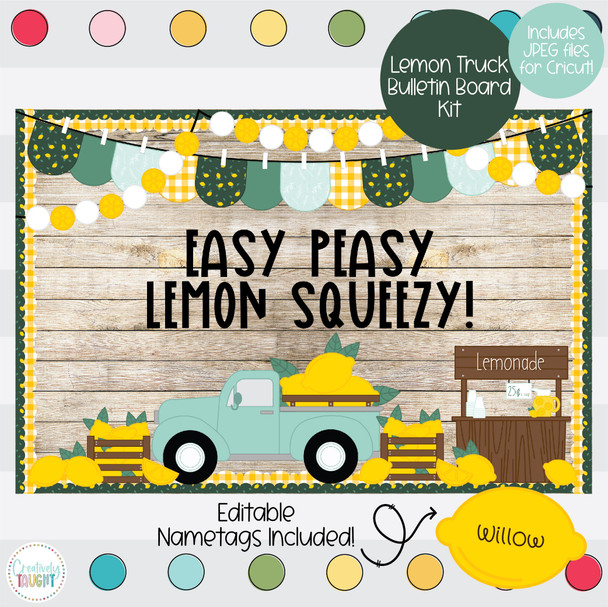 Lemonade Truck & Stand - Summer Bulletin Board Kit