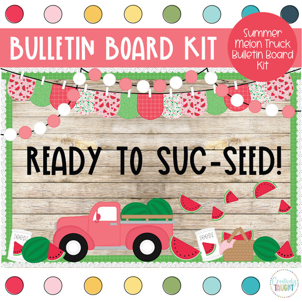 One in a Melon - Summer - Watermelon Decor - June Bulletin Board Kit