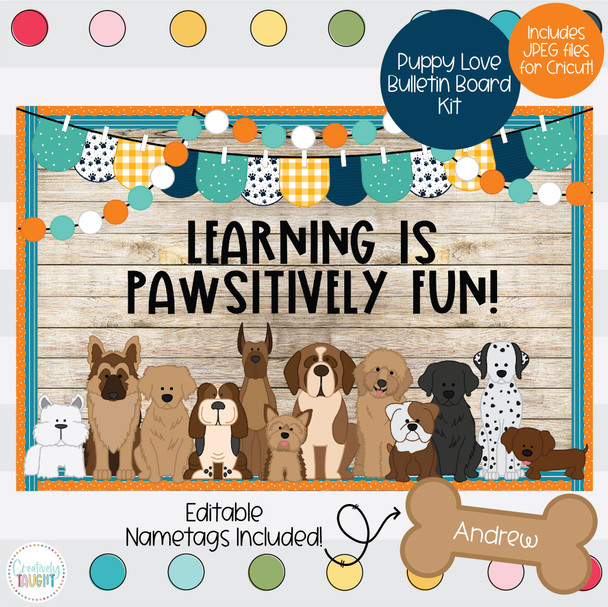 Puppy Love Bulletin Board Kit