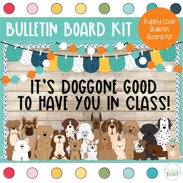 Puppy Love Bulletin Board Kit