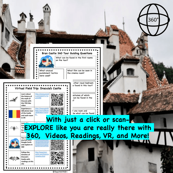  Dracula's Castle Virtual Field Trip for Middle and High School