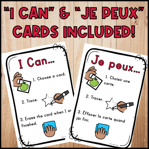 Apple Math and Literacy Centers | English and French