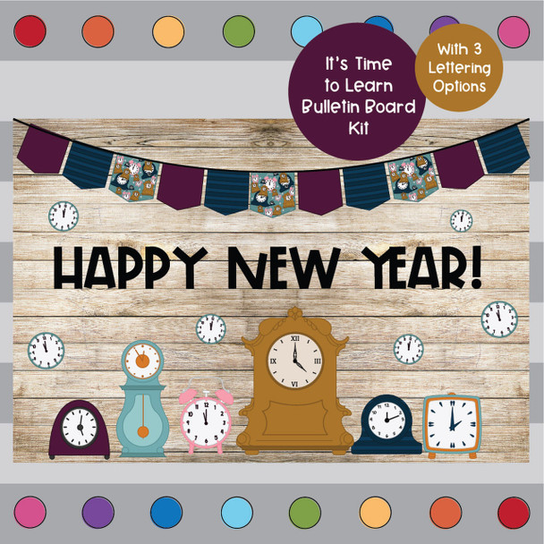 BUNDLE New Year's/Winter Themed Bulletin Board Kits
