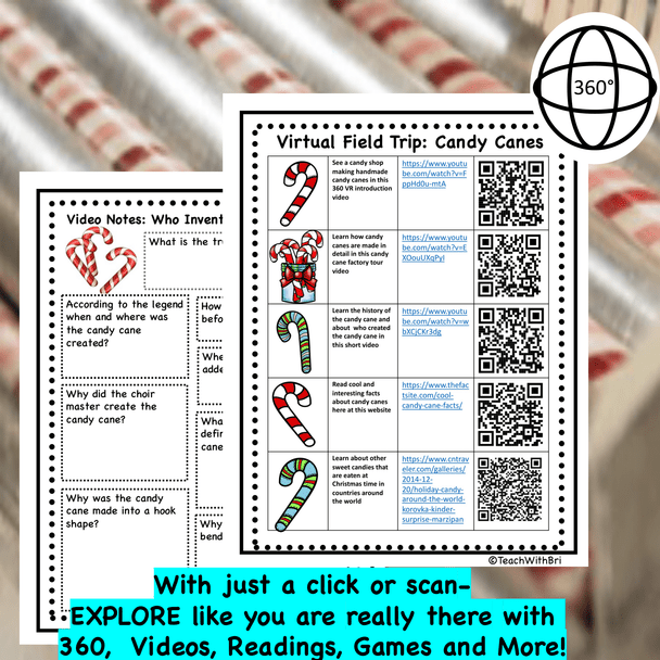 Candy Cane Factory Virtual Field Trip- History and How it's Made