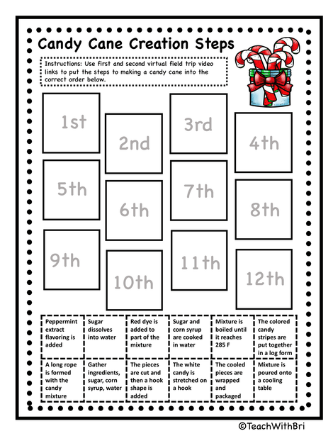 Candy Cane Factory Virtual Field Trip- History and How it's Made