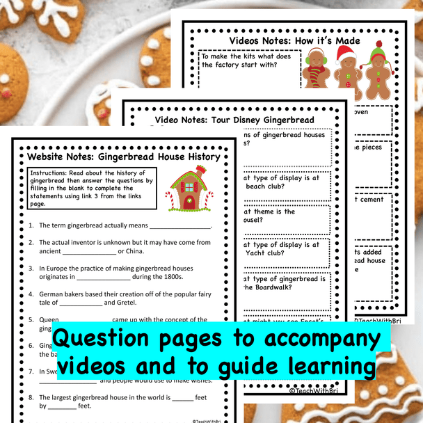 Free Gingerbread Virtual Field Trip History and Factory Tour