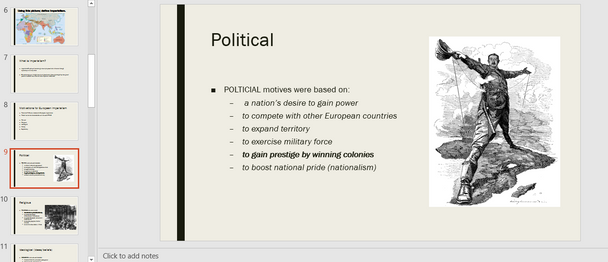 European Imperialism: Motivation and Impacts Lesson