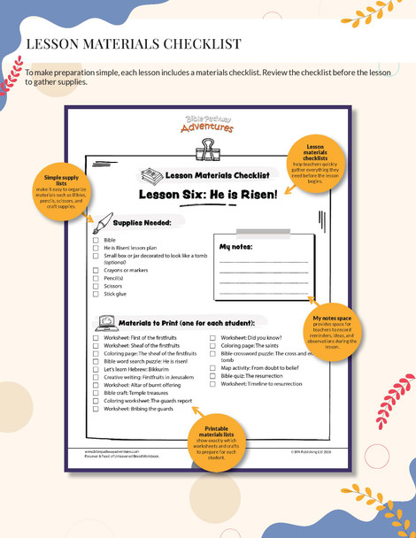 The Passover Story Workbook BUNDLE