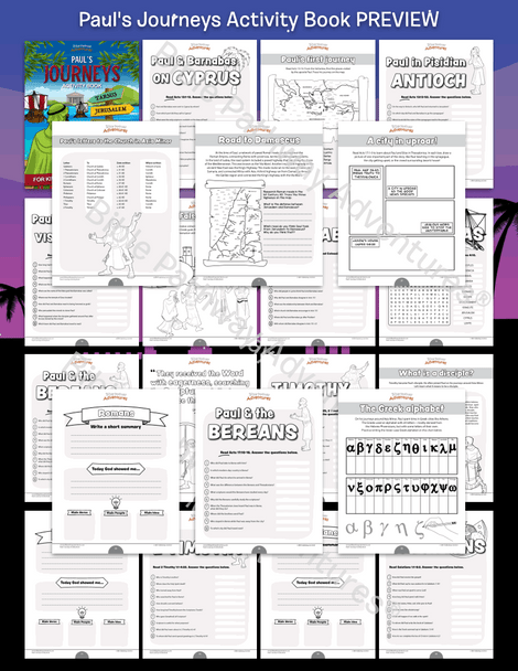BUNDLE: Paul the Apostle Activity Books