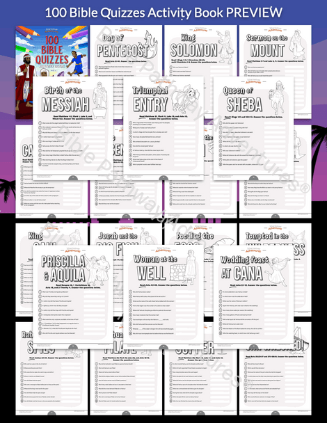 100 Bible Quizzes Activity Book 100 Bible Quizzes Activity Book