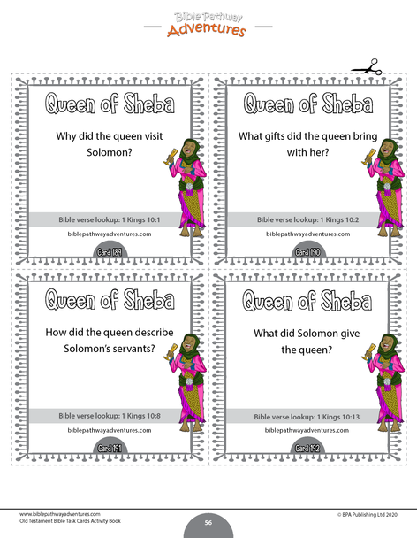 Bible Task Cards: Old Testament