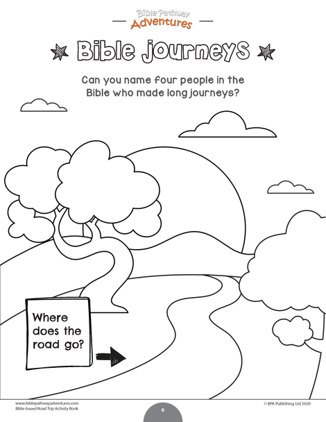 Road Trip Activity Book (Bible-based)