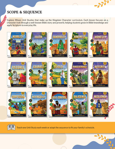 Kingdom Character Bible Curriculum for Grades 3-6