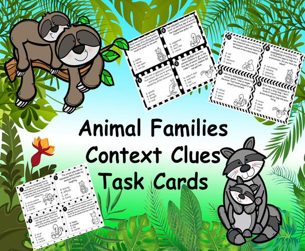 Context Clues Task Cards