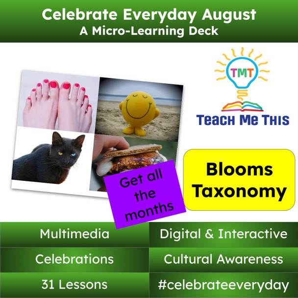 August Celebrate Everyday Calendar