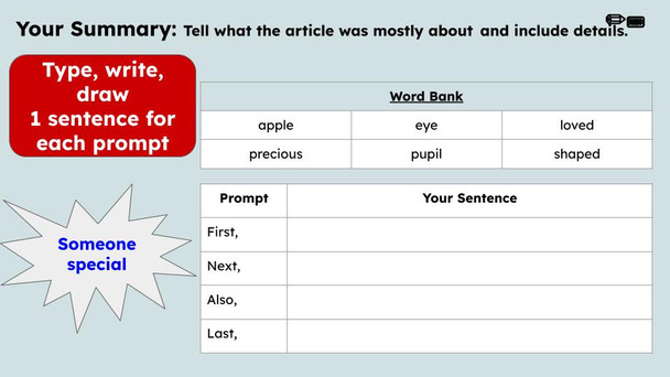 FREE Apple of One's Eye Figurative Language Reading Passage and Activities