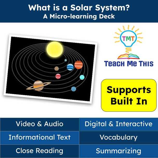 What is a Solar System? Informational Text Reading Passage and Activities