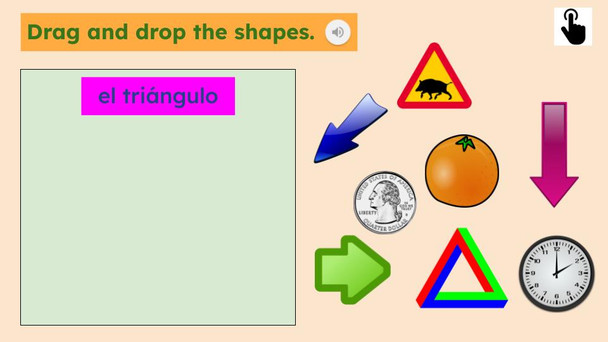 Los Formas (Shapes in Spanish) Patterns | Discrimination | Interactive