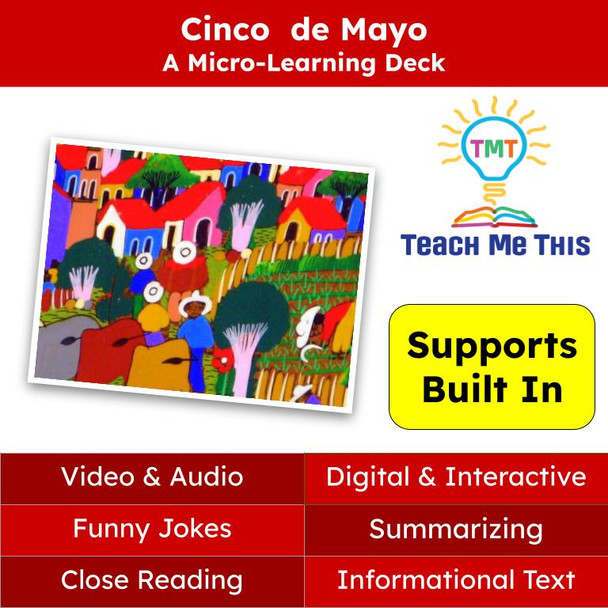 Cinco de Mayo Informational Text Reading Passage and Activities