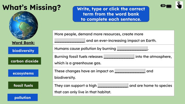 Earth Day Informational Text Reading Passage and Activities