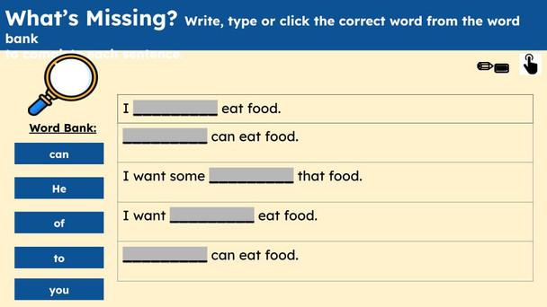 FREE Learn to Read and Spell Sight Words Lesson 1