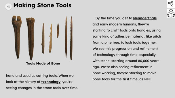 Stone Age Tools  Informational Text Reading Passage and Activities