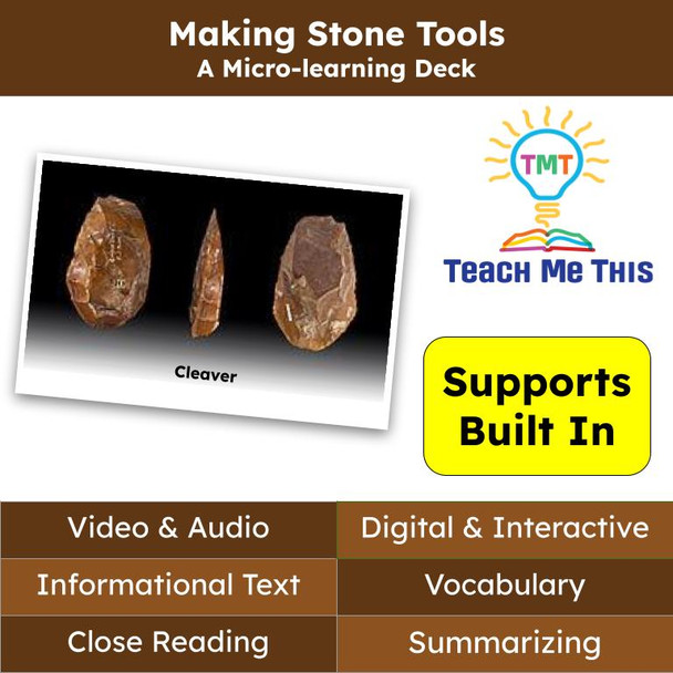 Stone Age Tools  Informational Text Reading Passage and Activities