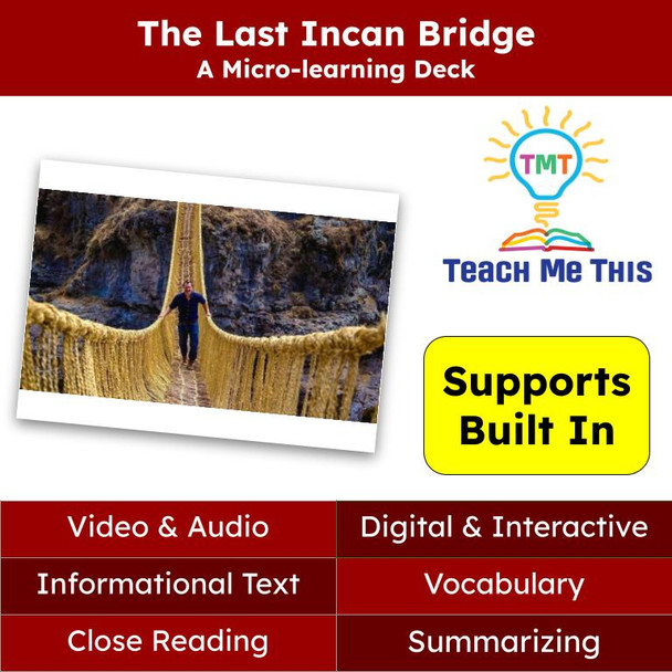 Ancient Inca Informational Text Reading Passage and Activities
