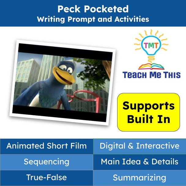 Writing Prompt and Activities: Peck Pocketed Animated Short Film