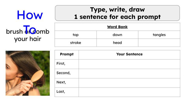 Procedure Writing Prompts and Graphic Organizers Volume 2