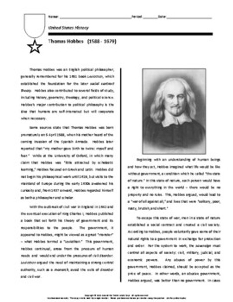 Biography: Thomas Hobbes
