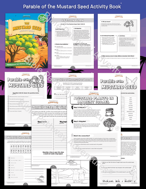 Bible Parable: The Mustard Seed Activity Book