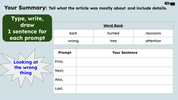 Barking Up the Wrong Tree Figurative Language Reading Passage and Activities