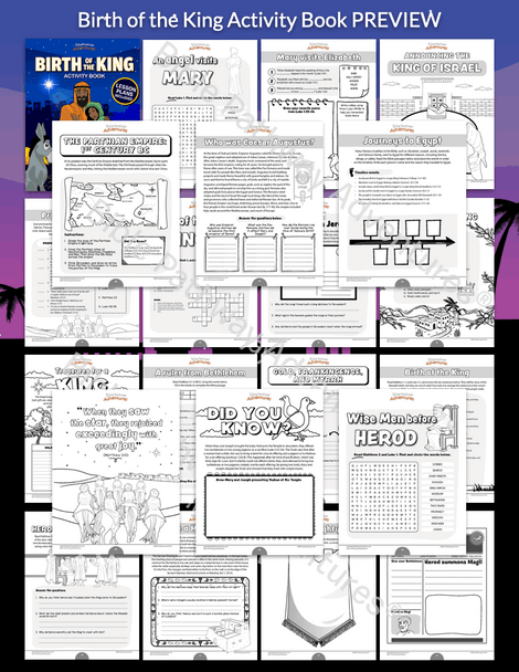 Birth of The King Activity Book