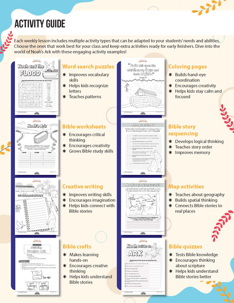 The Story of Noah's Ark Activity Book 