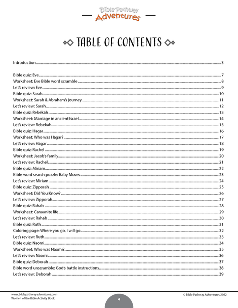 Women of the Bible Activity Book Women of the Bible Activity Book