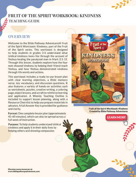 Kindness: Fruit of the Spirit Workbook